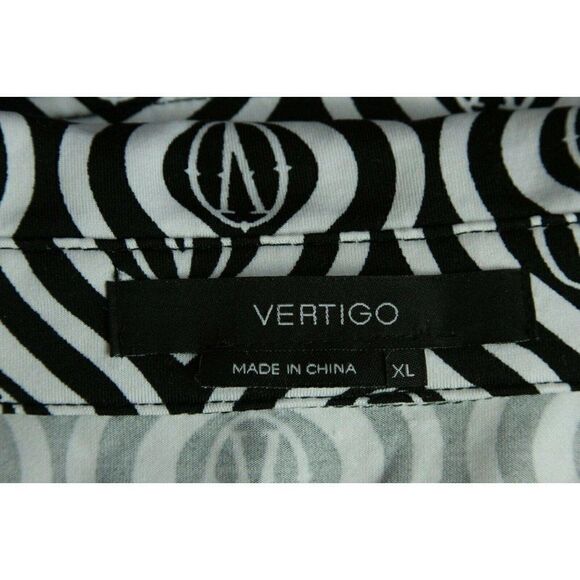 Vertigo Shirt Snap Front Womens XL - Picture 2 of 8